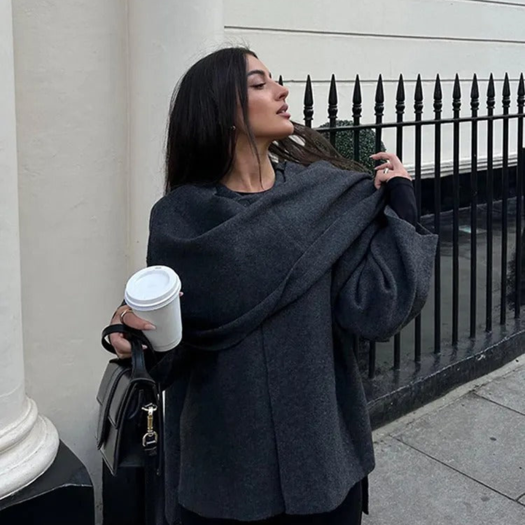 Julia | Stijlvolle Overslag Poncho