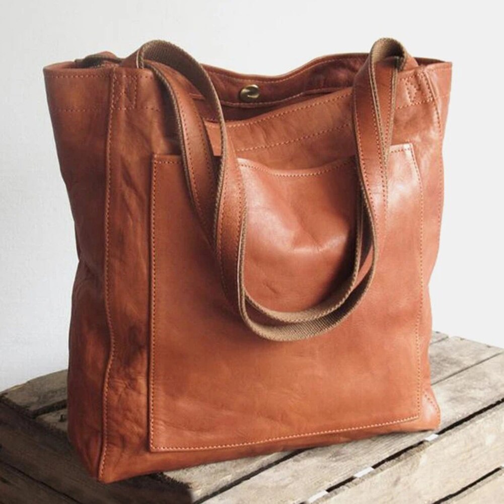 Marja™ | Lederen Shopper