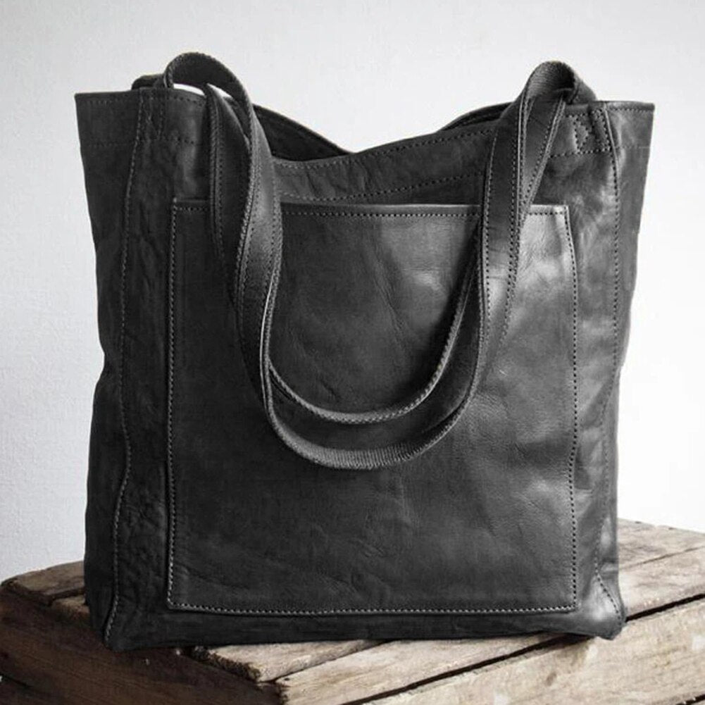 Marja™ | Lederen Shopper
