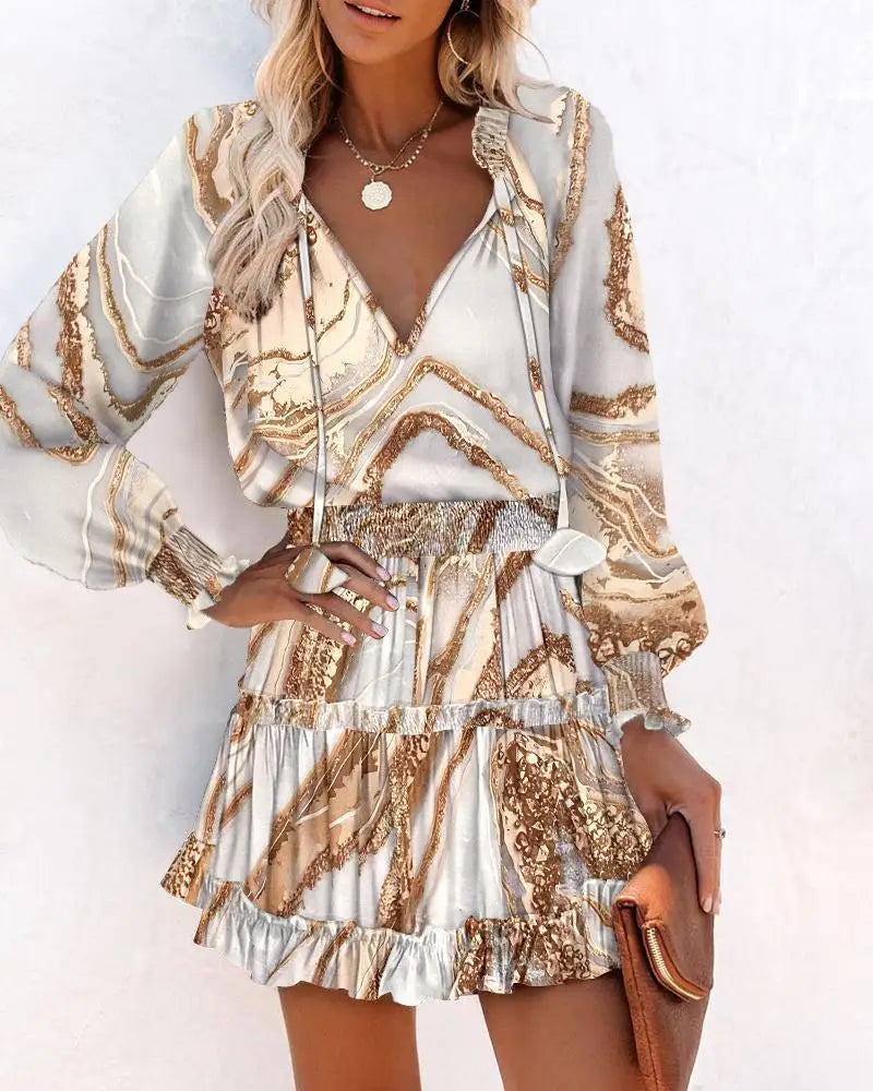 Florence™ | Chique Print Jurk