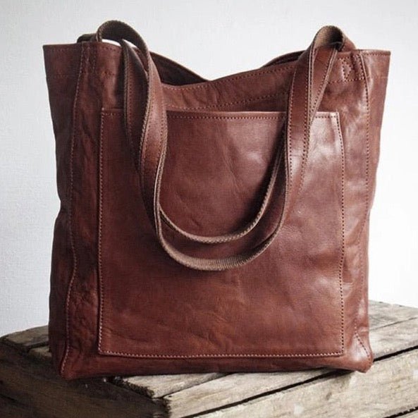 Marja™ | Lederen Shopper