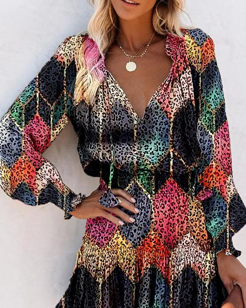 Florence™ | Chique Print Jurk