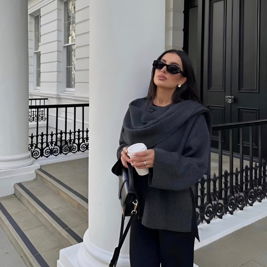 Julia | Stijlvolle Overslag Poncho