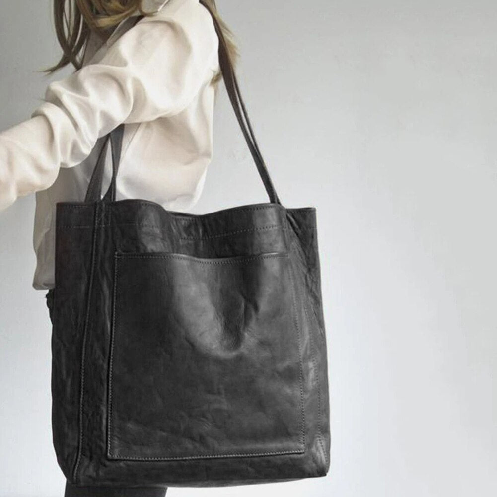 Marja™ | Lederen Shopper