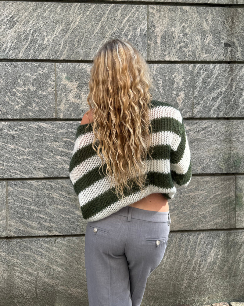 Gestreepte Knit Sweater