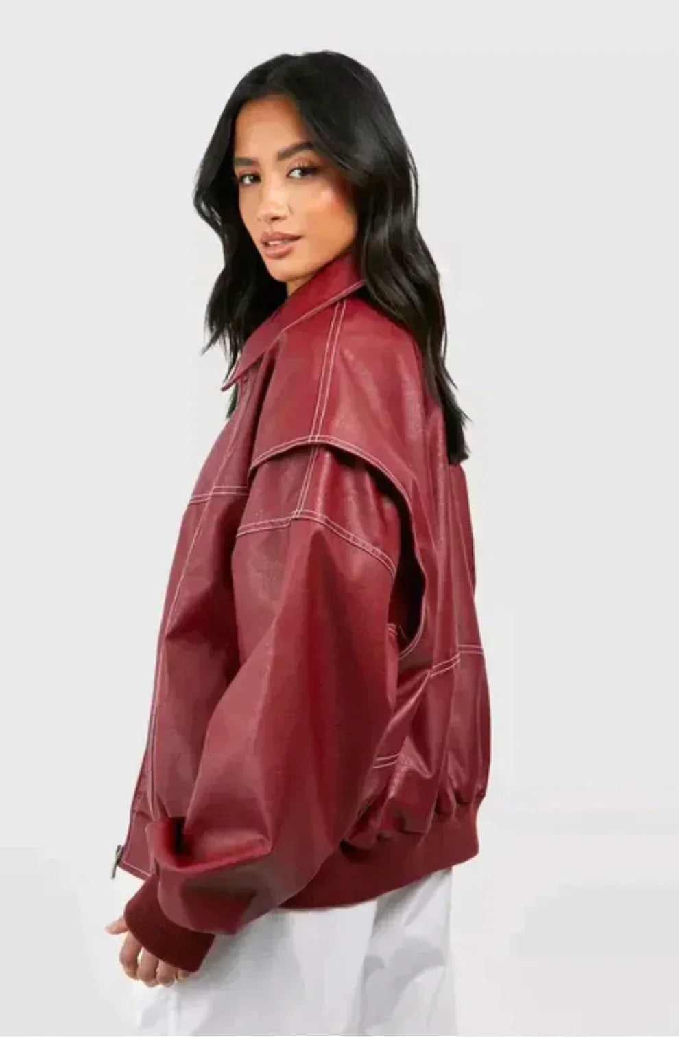 Ruby | Urban Oversized Leren Jack