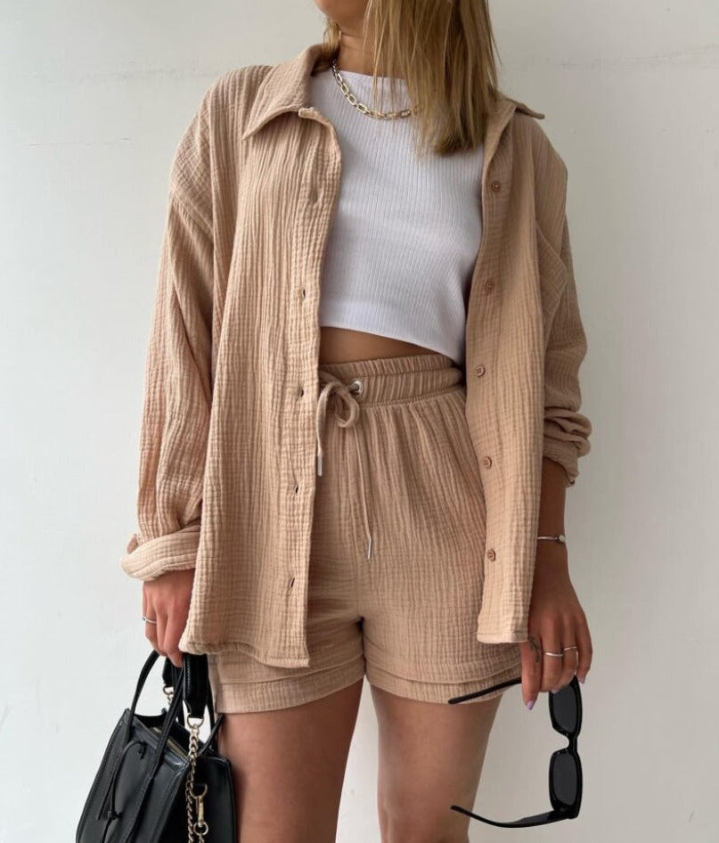 Amelie casual katoenen loungeset